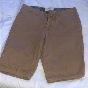 Mens Hollister khaki shorts